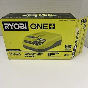 RYOBI ONE+ 18V Fast Charger PCG004  Open Box-2X Faster Charging